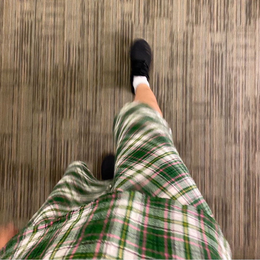 Japanese brand Green Gingham set